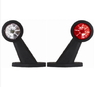 Габарит MINI косий 7,5см. 18 LED біло-червоний (11824)
