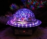 Диско лампа с пультом,USB входом Ufo Led Crystal Ball от сети 220В(11854)