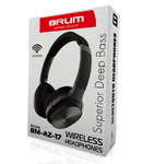 Наушники Bluetooth BRUM BM-AZ-17 ЧёрныйНаушники Bluetooth BRUM BM-AZ-17 Чёрный (11908)