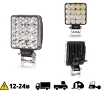 LED фара Лидер 48W mini spot со стробоскопом,фара рабочего света(12500)