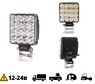 LED фара Лидер 48W mini spot со стробоскопом,фара рабочего света(12500)