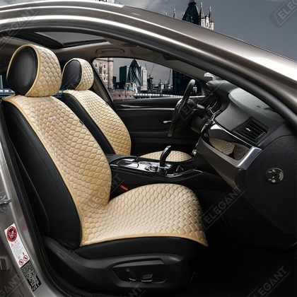 Накидки на автосидіння PALERMO Elegant бежеві(12534)
