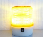 Проблесковый маячок оранжевый на батарейках, LED RD 206,автономный(12573)