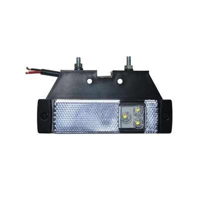 Габаритный фонарь диодный (131х33мм) желтый 12-24v/12577
