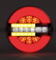 Задній фоанрь NEON-LED, 4 ФУНКЦИИ, 12-24V, Ø 140 ММ (BAD)(12619) 