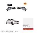 Фари додаткові Hyundai Sonata/2013-14/HY-603L/H8-12V35W+LED-4W/FOG+DRL (HY-603-LED 2в1)12628