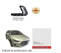 Фари додаткові Hyundai Elantra/2016-18/HY-401LED/DRL (HY-401-LED) 12532 