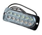Стробоскоп на авто 12 LED 4шт біле світло з пультом 12-24в(12655) 