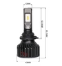 Світлодіодні автолампи HB4 CARLAMP Smart Vision Led для авто 8000 Lm 4000 K (12676)