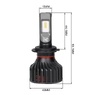 Світлодіодні автолампи H7 CARLAMP Smart Vision Led для авто 8000 Lm 4000 K (12678)