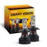 Світлодіодні автолампи H4 CARLAMP Smart Vision Led для авто 8000 Lm 4000 K (12679)