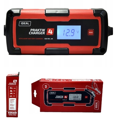 Зарядний пристрій для акумулятора IDEAL PRAKTIK CHARGER 4 LCD (12706)