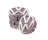 Заглушка колісного диска VW 60x55 сiрий ABS пластик (4шт.)(12813) VW