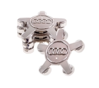 Заглушка колісного диска пiд болти Audi 57x135 з кiльцем(12816) 