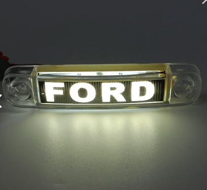 Фонарь габарит Ford декоративний білий 24в(12870)