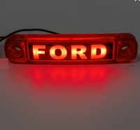 Фонарь габарит Ford декоративний червоний 12-24в(12871) FORD