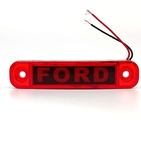 Фонарь габарит Ford декоративний червоний 12-24в(12871)