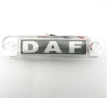 Фонарь габарит DAF декоративний білий 12-24в(12874)