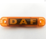 Фонарь габарит DAF декоративний жовтий 12-24в(12875)
