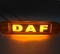 Фонарь габарит DAF декоративний жовтий 12-24в(12875)