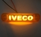 Фонарь габарит Iveco декоративний жовтий 12-24в(12878)