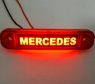 Фонарь габарит Mercedes декоративний червоні 24в(12922)