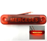 Фонарь габарит Mercedes декоративний червоні 24в(12922) MERCEDES-BENZ