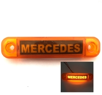 Фонарь габарит Mercedes декоративний жовті 24в(12923) MERCEDES-BENZ