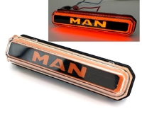 Фонарь габарит NEON Man декоративний жовтий 24в(12929) MAN