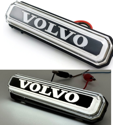 Фонарь габарит NEON Volvo декоративний білий 24в(12931)