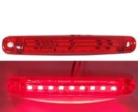 Ліхтар габаритний червоний LED 9 12-24В, 100х15ММ(12949) 