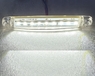 Ліхтар габаритний білий LED 9 12-24В, 100х15ММ(12950)