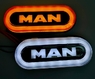 Ліхтар габаритний Man неон білий 24в(13006)