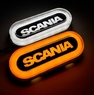Ліхтар габаритний Scania неон білий 24в(13008)
