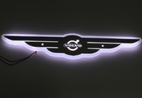 Емблема Volvo з підсвіткою крила біла 24в(13033) VOLVO