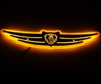 Емблема Scania з підсвіткою крила жовта 24в(13034) SCANIA