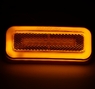 Габаритний ліхтар на причеп вантажівку 24в жовтий(13036)