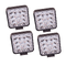 Комплект 4 LED фари 48W 16 діодів Мini 8.5 х 8.5 см(13075)