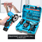 Акумуляторний Шуруповерт 12V з набором інструментів у комплекті з болгаркою у кейсі,2АКБ(13202)