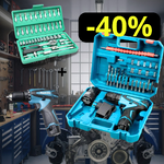 Шуруповерт Makita 12в з набором інструментів 2 акум.(13172)