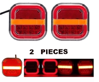 Комплект ліхтарів до причепу LED Neon 12-36V, 110x110x40мм (13201) 