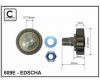 Ролик на тент-штору(Edscha) 609-E OEM 66083004/6553