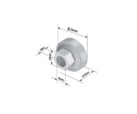Ролик на тент-штору(Eco Lite Plus) 609-ELP OEM 1016741/6554 