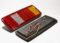 Задні ліхтарі на причеп лед, 2шт 60LED/340*135*28(13261) 