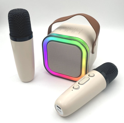 Дитяча караоке-колонка з двома мікрофонами, RGB-підсвіткою та Bluetooth K12(13278)