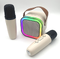 Дитяча караоке-колонка з двома мікрофонами, RGB-підсвіткою та Bluetooth K12(13285)