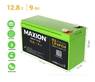 Літієвий акумулятор MAXION LiFePO4 MXLFP-12-09 12в; 9Ah(13295)