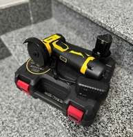 Акумуляторна болгарка кутова шліфувальна машина з 2 АКБ 12V/2.0Ah(13306) 