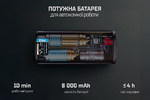 Компресор бездротовий ViTOL K-35 3в1 — насос, павербанк, ліхтар, 150 PSI, акумулятор 8000 mAh(13358)