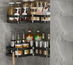 Кутова полиця для ванної кімнати із нержавіючої сталі Corner Shower Caddy(13451)